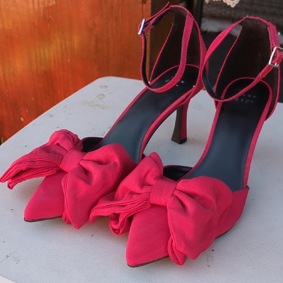 a new day Shoes - Women's Grace Bow Heels with Memory Foam Insole - A New Day, Size 9.5